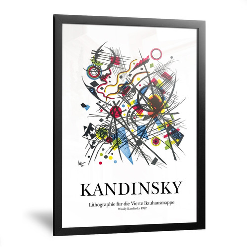 Cuadros Abstractos Kandinsky Modernos Arte Pintura 35x50cm 