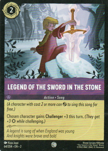 Legend Of The Sword In The Stone Carta Lorcana Common