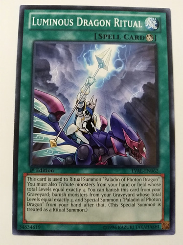 Luminous Dragon Ritual - Common     Lval