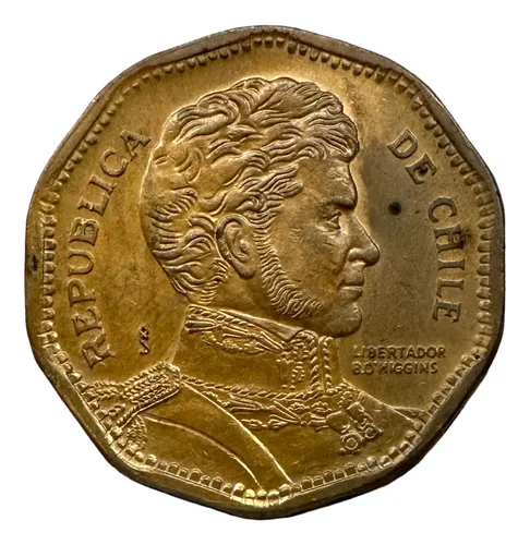 Chile - 50 Pesos - Año 1991 - Cobre - O'higgins - Km #219 (Usado)