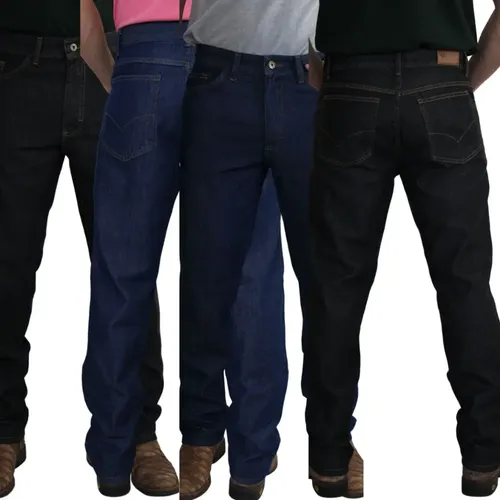 Kit 4 Calças Jeans Reforçada