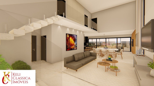 Imagem 1 de 30 de Vende-se Casa Em Alphaville Com 340m² De Área Útil Na Zona Sul De Ribeirão Preto-sp, Com 3 Suítes, Sala Com 2 Ambientes (pé Direito Alto) - Ca00255 - 69378161