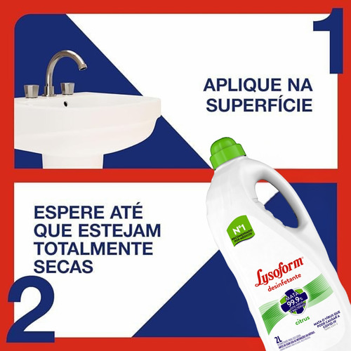 Desinfetante Bruto Lysoform Liquido 2 Litros Citrus
