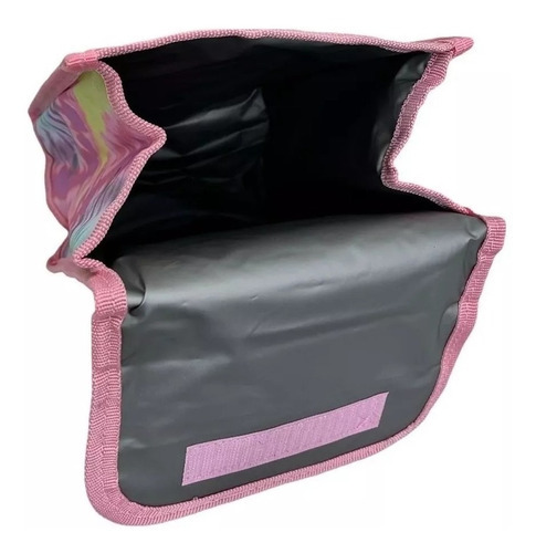 Lancheira Termica Escolar Juvenil Tie Dye Colorida Up4you Cor Rosa