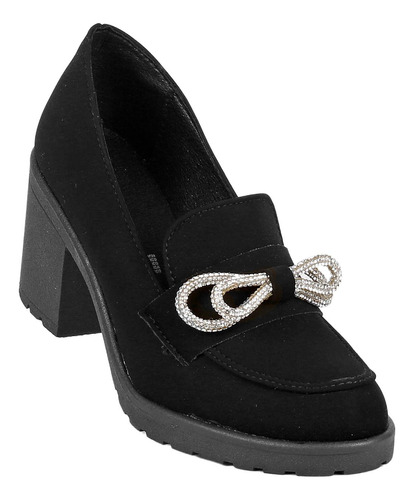 Zapatilla Mujer Tacón Negro Stfashion 18203902