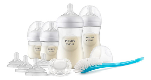 Set Avent Natural Response 10 Pz Anticólicos Color Blanco
