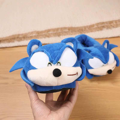 Pantuflas Gamers Con Diseño De Sonic