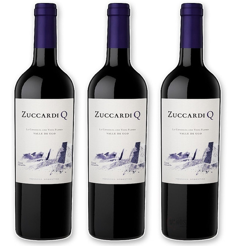 Vino Zuccardi Serie Q Tempranillo Pack X3 Unidades