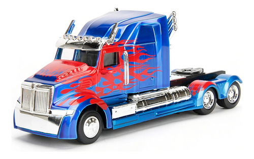 Miniatura Jada 1/32 de Transformers Optimus Prime Western Star