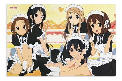 Pster Decorativo De Anime K-on, Arte De Pared Para Sala De E