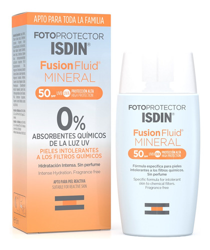 Isdin Fotoprotector Mineral Fusion Fluid Spf50+ 50ml New