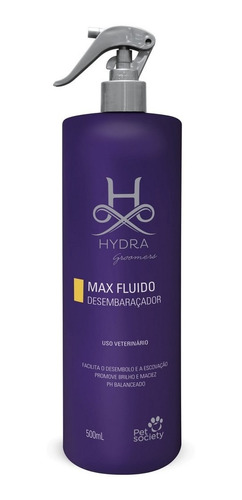 Hidratante Para Pet Hydra Max Fluído Desembaraçador 500ml