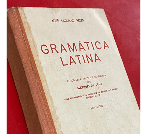 Livro Ernesto Faria Síntese De Gramática Latina 1940 Ilustrado Antigo Usado