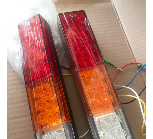 Calaveras Traseras De Sobreponer Led 2 X 20 Pick Up,remolque