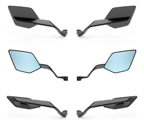 Alerón De Espejos Para Universal Tipo Rizoma Stealth Max New