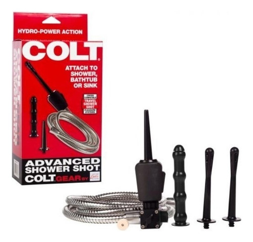 Chuveiro anal com mangueira para enema - Colt Advanced Shower Shot