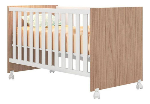 Qmovi Quarto infantil, berço, berço cama Doce Sonho Cor Branco