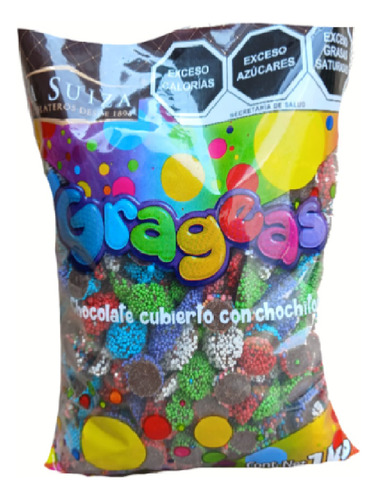 Grageas Chocolate Cubierto Con Chochitos La Suiza 1 Kg