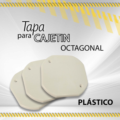 Tapa Para Cajetin Octagonal Plastica 10064