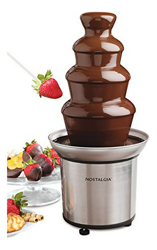 Máquina Eléctrica De Fuente De Fondue De Chocolate De 4 Nive