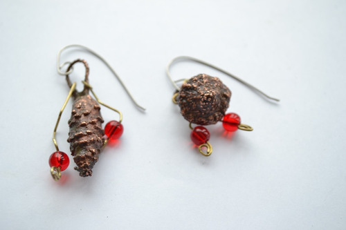Imagen 3 de 7 de Aros Frutos Del Bosque, Pasante De Acero Quirurgico, Joyeria