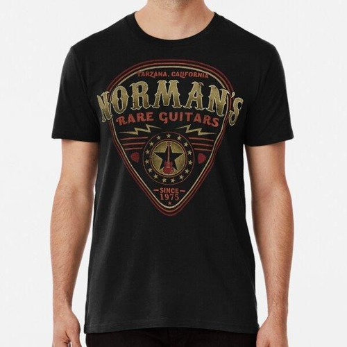 Remera Camiseta Norman S Rare Guitars Algodon Premium