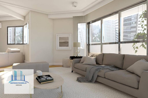 Imagem 4 de 11 de Apartamento Com 3 Dormitórios À Venda, 188 M² Por R$ 2.205.000,00 - Moema - São Paulo/sp - Ap3520