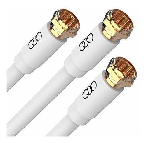 Cable Coaxial Ultra Clarity Cables De 30 Pies Paquete De 3