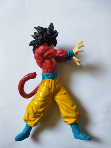 Goku Súper Saiyan 4 Dragonball Bootleg Goma 12cm