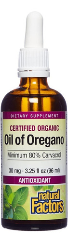 Aceite Oregano Natural Factors - mL a $3145