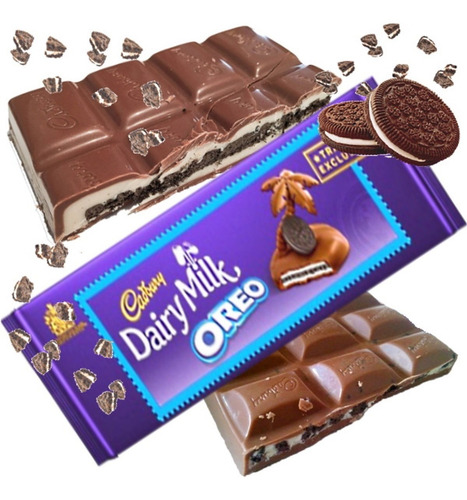 Chocolate Cadbury Dairy Milk Recheado Oreo 300g - Suiça