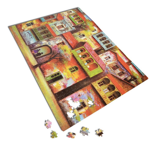Rompecabezas Casas Pintura