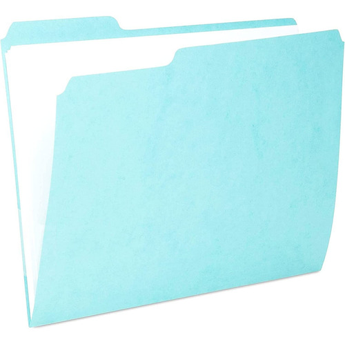 Carpeta Archivadora Azul Kardex Con Pestaña Su Or De C...