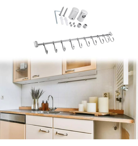 Estante Para Utelios De Cocina, Perchero Para Coar En