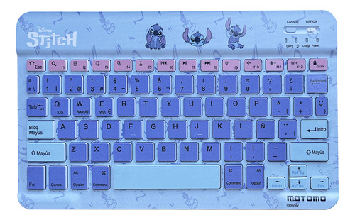 Combo Teclado, Mouse Inalambrico Recargable Bluetooth Disney