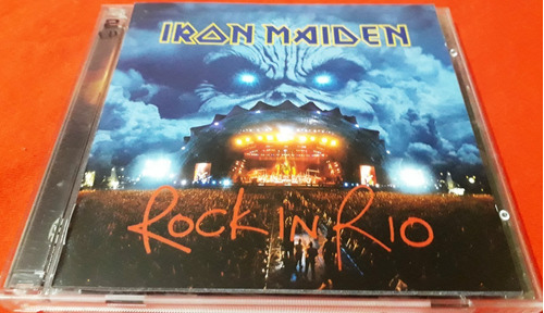 Doble Cd Iron Maiden - Rock In Rio 1er Ed Australiana Heavy 