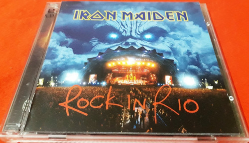 Doble Cd Iron Maiden - Rock In Rio 1er Ed Australiana Heavy (Usado)