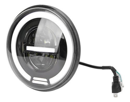 Faro Led Ojo De Ángel Ip67 De 7in Para Motocicleta