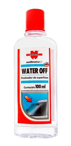Imagem 1 de 1 de Cristalizador Para-brisas Water Off Repelente De Água Wurth