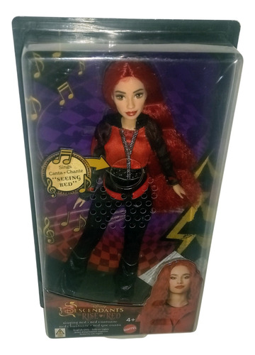 Muñeca Descendientes Red Que Canta The Rise Of Red