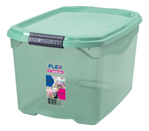 Organizador Plastico 29l Color Verde Flex