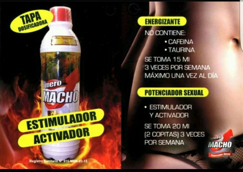 Imagen 4 de 6 de Mero Macho - Jarabe Potenciador Sexual.