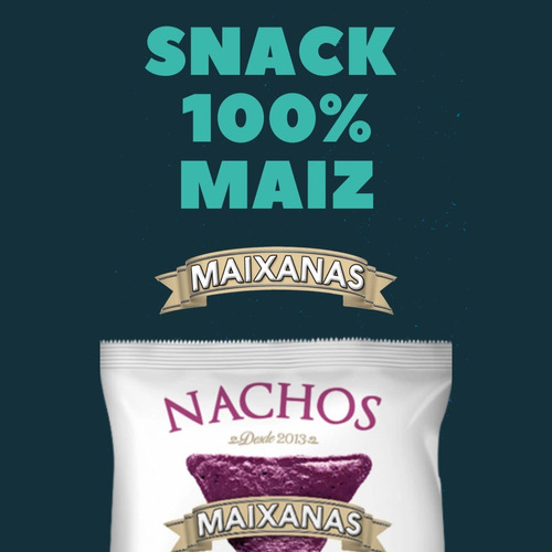 Nachos Maixanas Maiz Morado Sal Marina Sin Tacc 