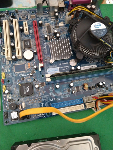 Kit Placa Pcware Pw-vm900 + Dual Core + 2.5 Ghz Memória #19