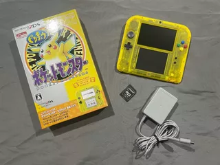 Nintendo 2ds Pokemon Yellow Edition Con Caja Y 32gb Juegos