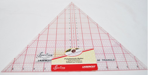 Sew Easy 60 grado Triangulo  regla Para Patchwork Nl4173