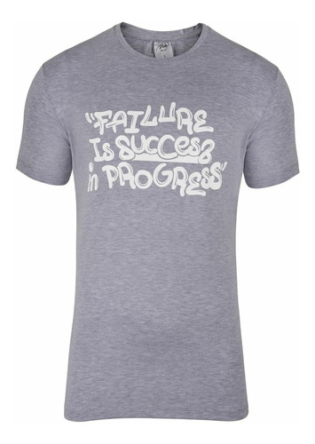 Remera Hombre Mockba By Farenheite Failure Gris