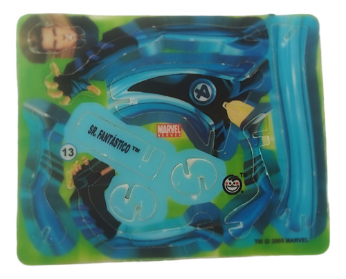 Card Montáveis Marvel Elma Chips 2006 Sr. Fantástico 13 2 (Usado)