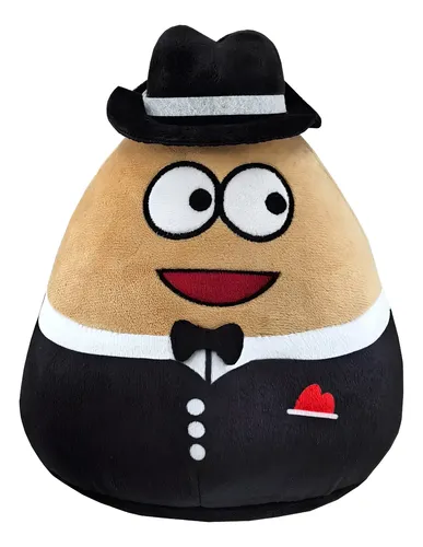 Pelúcia Pou Com Roupinhas Coleção Rosa Detetive Terno Mago ...