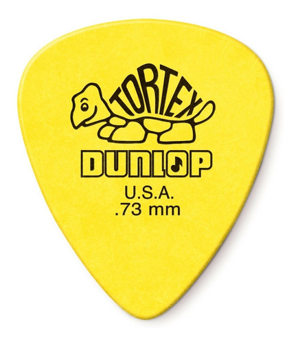 Uñetas Dunlop Tortex 0.73 Mm Pack 12uds Made In  U S A 